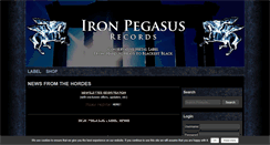 Desktop Screenshot of iron-pegasus.com