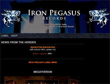 Tablet Screenshot of iron-pegasus.com